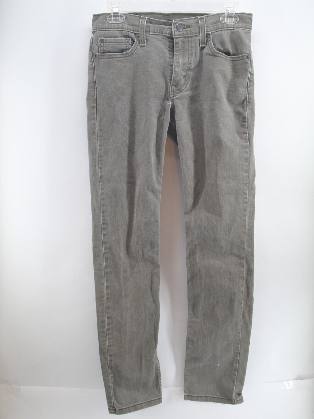 Levi's 511 Jeans Mens 29x32 Denim Skinny Leg Gray Pockets